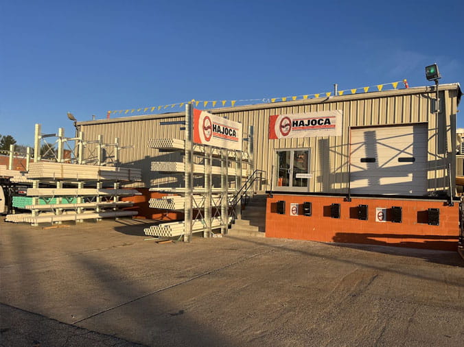 Hajoca Asheville entrance and loading dock