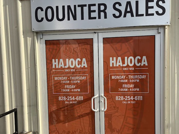 Hajoca Asheville counter service entrance
